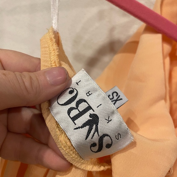 Sabo Skirt Shari Halter Mini Dress Size XS EUC - Picture 3 of 5